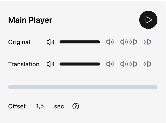 Extension player demo